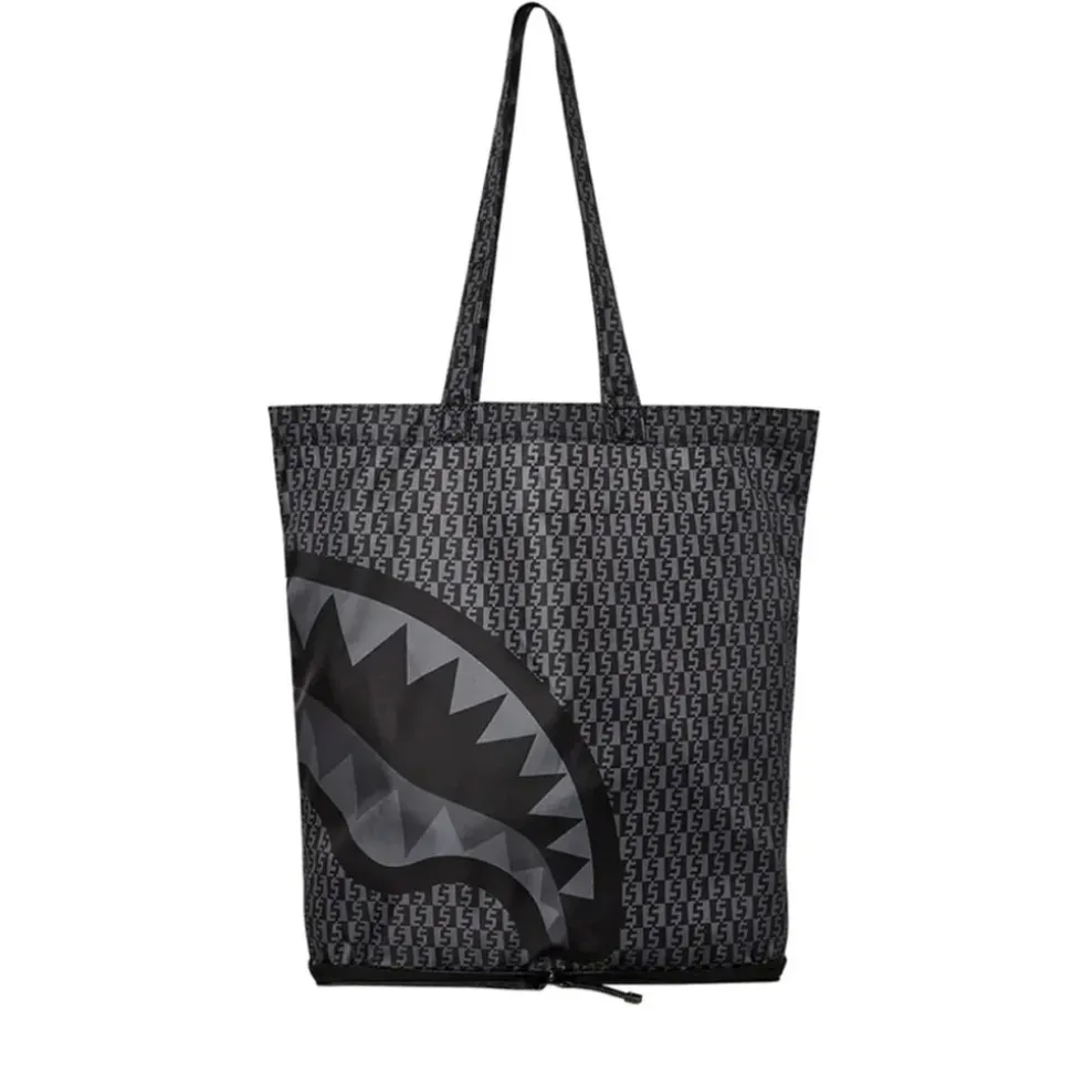 Borsa Donna Shopper a Spalla Ripieghevole SPRAYGROUND Stampa Split Infinity Check