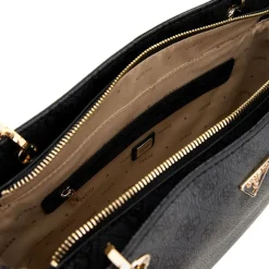 Borsa Donna Shopper a Spalla GUESS Linea Noelle colore Coal Logo