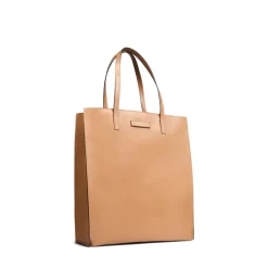 Borsa Donna Shopper Verticale THE BRIDGE linea Mirra in Pelle color Marzapane