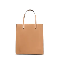 Borsa Donna Shopper Verticale THE BRIDGE linea Mirra in Pelle color Marzapane