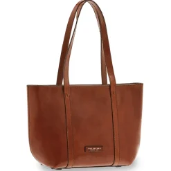 Borsa Donna Shopping a Spalla THE BRIDGE in Pelle Marrone linea Vittoria
