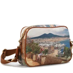 Borsa Donna Y NOT a Tracolla YES-310 Stampa Lemon Tree