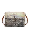 Borsa Donna Y NOT a Tracolla Tre Scomparti YES-399 Etnea