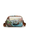 Borsa Donna Y NOT a Tracolla YES-310 Stampa Canaletto