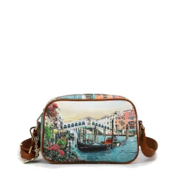 Borsa Donna Y NOT a Tracolla YES-310 Stampa Canaletto