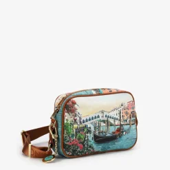 Borsa Donna Y NOT a Tracolla YES-310 Stampa Canaletto