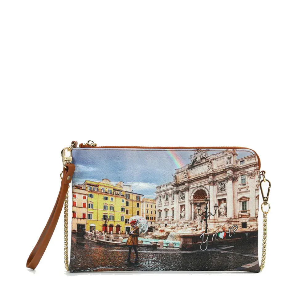 Borsa Donna Y NOT Pochette con Tracolla YES-303 Rainbow Rome