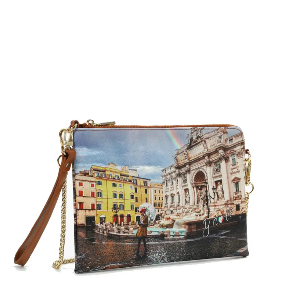 Borsa Donna Y NOT Pochette con Tracolla YES-303 Rainbow Rome