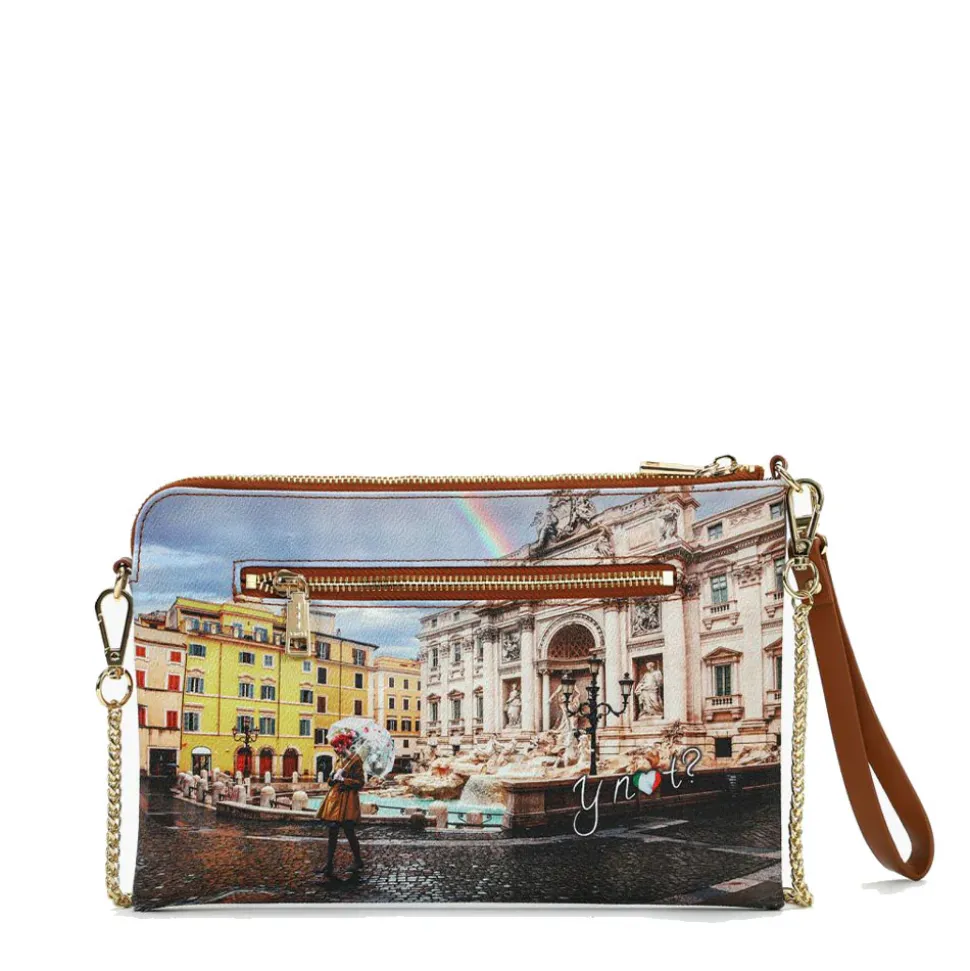 Borsa Donna Y NOT Pochette con Tracolla YES-303 Rainbow Rome