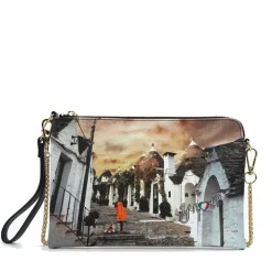 Borsa Donna Y NOT Pochette con Tracolla YES-303 Life in Trulli