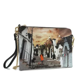 Borsa Donna Y NOT Pochette con Tracolla YES-303 Life in Trulli