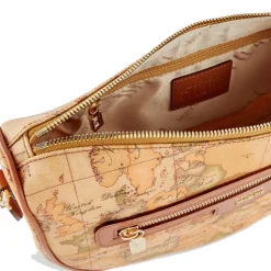 Borsa Mezzaluna a Tracolla Grande 1A Classe Alviero Martini linea Geo Classic E060