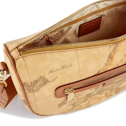 Borsa Mezzaluna a Tracolla Media 1A Classe Alviero Martini linea Geo Classic E055