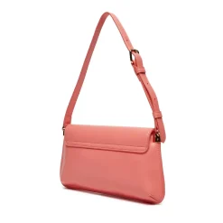 Borsa Piatta a Spalla LOVE MOSCHINO linea Lettering Logo color Corallo