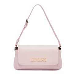 Borsa Piatta a Spalla LOVE MOSCHINO linea Lettering Logo Rosa Cipria
