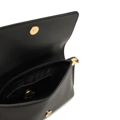 Borsa Piatta a Spalla LOVE MOSCHINO linea Lettering Logo Nero