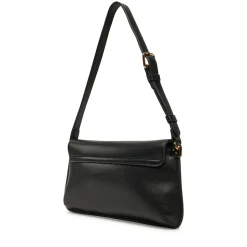 Borsa Piatta a Spalla LOVE MOSCHINO linea Lettering Logo Nero