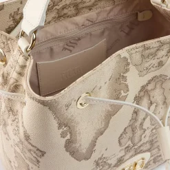 Borsa Secchiello 1A Classe Alviero Martini linea Sand Safari Geo Rafia LC27