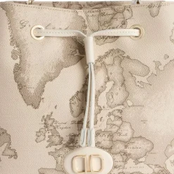 Borsa Secchiello 1A Classe Alviero Martini linea Sand Safari Geo Rafia LC27