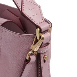 Borsa Secchiello a Mano THE BRIDGE linea Gemma in Pelle Blossom Pink