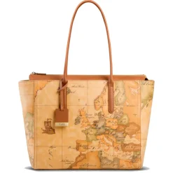 Borsa Shopping Grande Donna 1A Classe Alviero Martini linea Geo Classic D085