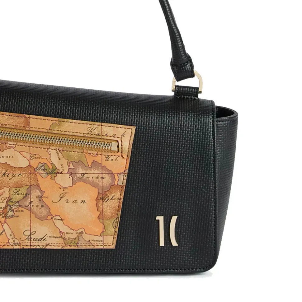 Borsa Sottospalla 1A Classe Alviero Martini linea Geo Pagoda Nera LC73