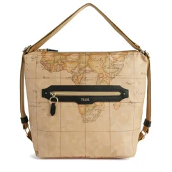 Borsa Sottospalla Doppia Portabilità 1A Classe Alviero Martini linea Social Fusion Geo Classic e Nero LC01