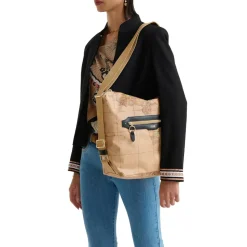 Borsa Sottospalla Doppia Portabilità 1A Classe Alviero Martini linea Social Fusion Geo Classic e Nero LC01