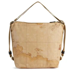 Borsa Sottospalla Doppia Portabilità 1A Classe Alviero Martini linea Social Fusion Geo Classic e Nero LC01