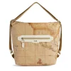 Borsa Sottospalla Doppia Portabilità 1A Classe Alviero Martini linea Social Fusion Geo Classic e Avorio LC01