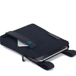 Borsello a Tracolla con Porta iPad PIQUADRO Linea Pulse CA1358P16 in Tessuto Chevron - Grigio