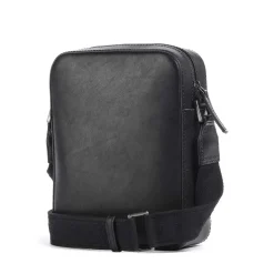 Borsello Medio THE BRIDGE linea Giacomo in Pelle Nera