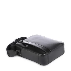 Borsello Medio THE BRIDGE linea Giacomo in Pelle Nera