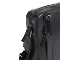 Borsello Medio THE BRIDGE linea Giacomo in Pelle Nera