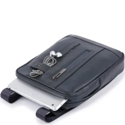 Borsello Piquadro a Tracolla in Pelle Blu con Porta iPad®mini - CA3084UB00 Linea Urban