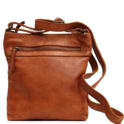 Borsello Uomo in Pelle Color Cognac - Gianni Conti linea Vintage