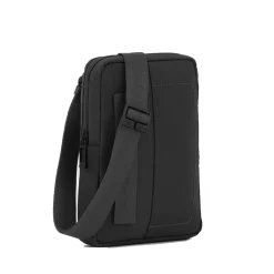 Borsello Uomo PIQUADRO in Tessuto Nero con porta iPadmini Linea P16S2 - CA3084P16S2
