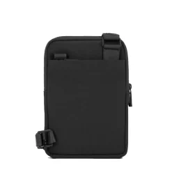 Borsello Uomo PIQUADRO in Tessuto Nero con porta iPadmini Linea P16S2 - CA3084P16S2