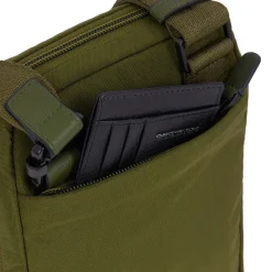 Borsello Uomo PIQUADRO in Tessuto Nero con porta iPadmini Linea P16S2 - CA3084P16S2