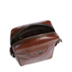 Borsello Uomo THE BRIDGE linea Fabio in Pelle Marrone