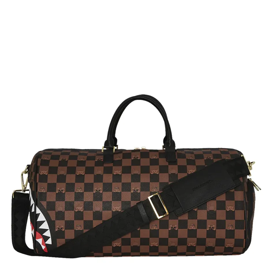 Borsone SPRAYGROUND stampa Peeking Character Check