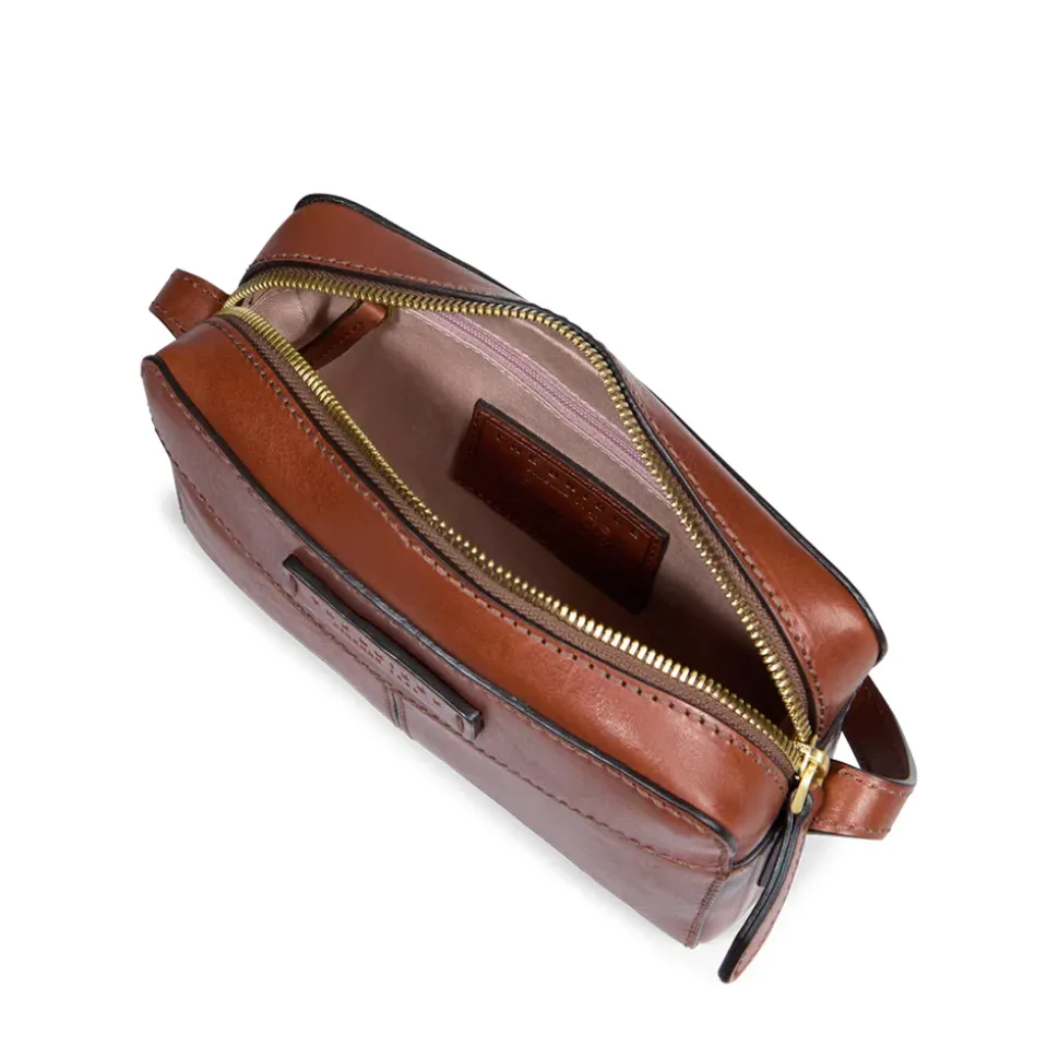 Camera Case THE BRIDGE linea Gloria in Pelle Marrone