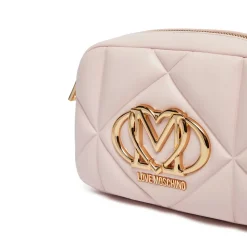 Camera Case Trapuntata LOVE MOSCHINO linea Embossed Rosa Cipria