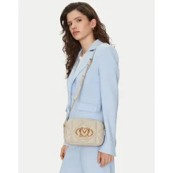 Camera Case Trapuntata LOVE MOSCHINO linea Embossed Avorio