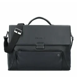 Cartella Porta PC 14" e Tablet PIQUADRO in Pelle Nera Linea Pan - CA4254S94