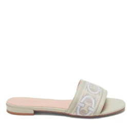 Ciabatta Donna COCCINELLE colore Celadon Green Multicolor