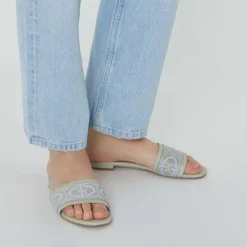 Ciabatta Donna COCCINELLE colore Celadon Green Multicolor