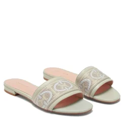 Ciabatta Donna COCCINELLE colore Celadon Green Multicolor