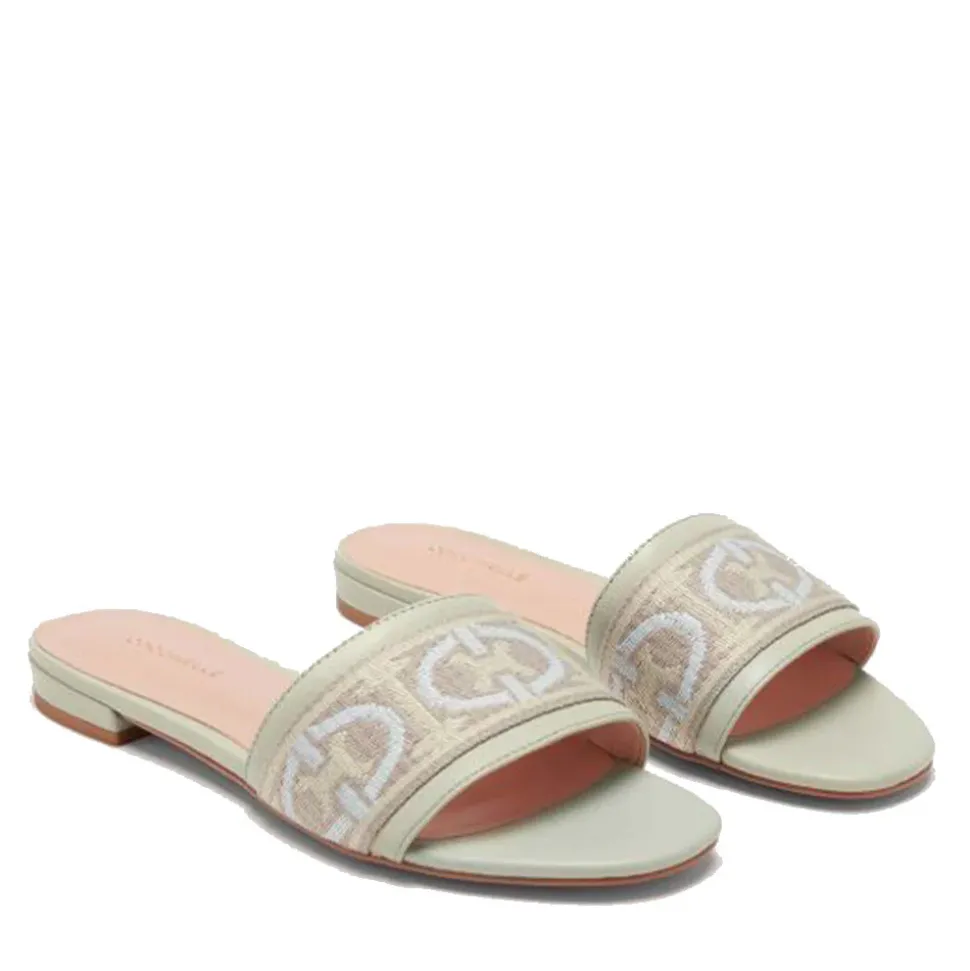 Ciabatta Donna COCCINELLE colore Celadon Green Multicolor