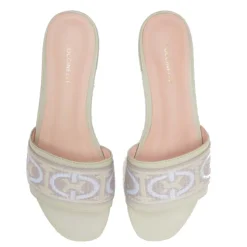 Ciabatta Donna COCCINELLE colore Celadon Green Multicolor